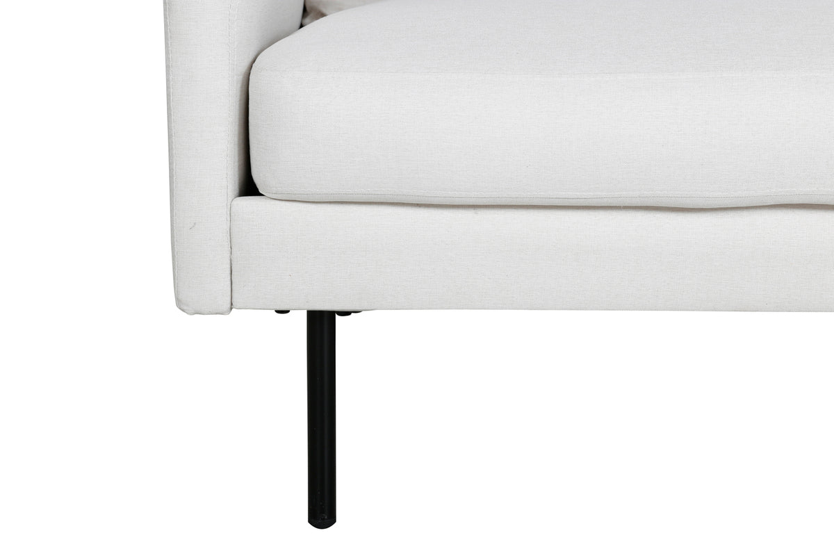 Zoom 2-Sitzer-Sofa Weiß