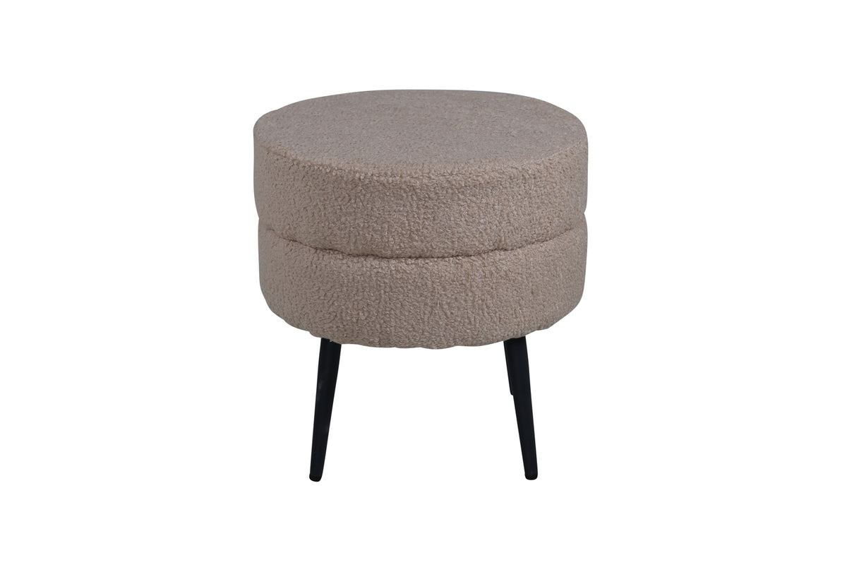 Hocker 40 x 40 Beige