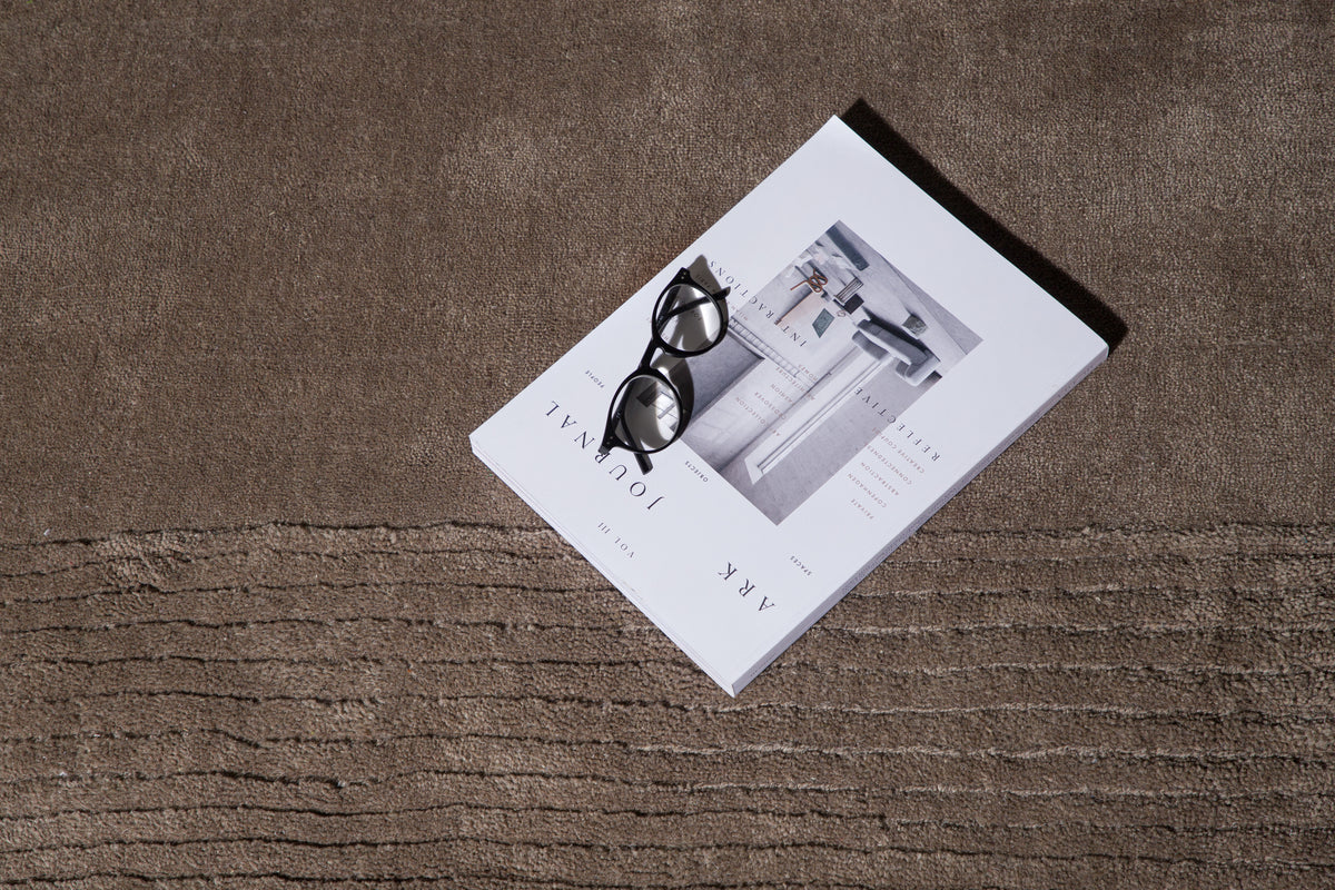 Matteo Rechteckiger Teppich 350 x 250 Braun