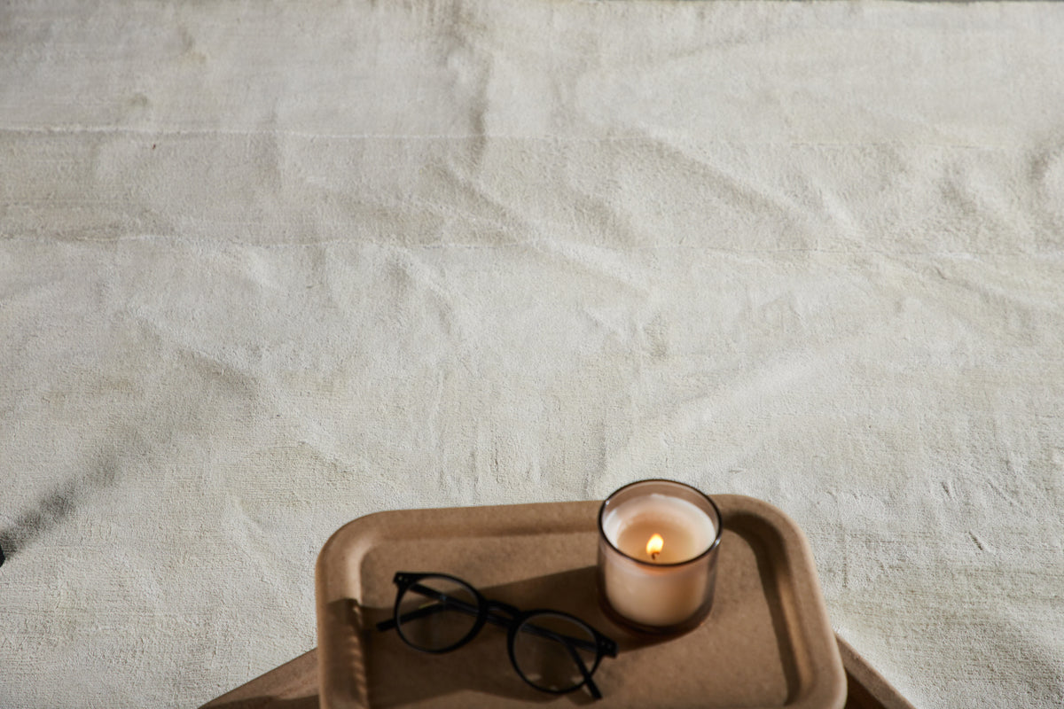 Boston Rechteckiger Teppich 240 x 240 Weiß