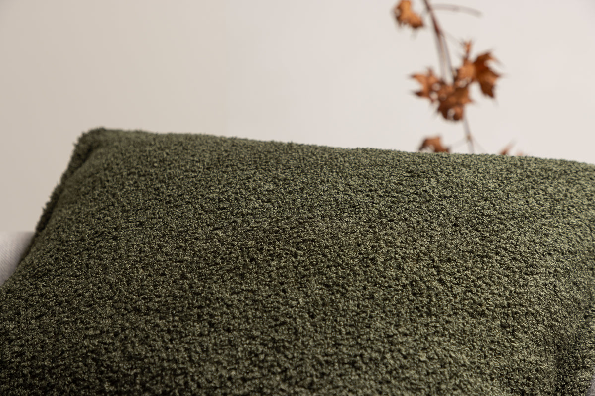 Tuva Kissenbezug 60 x 60 Dunkelgrün