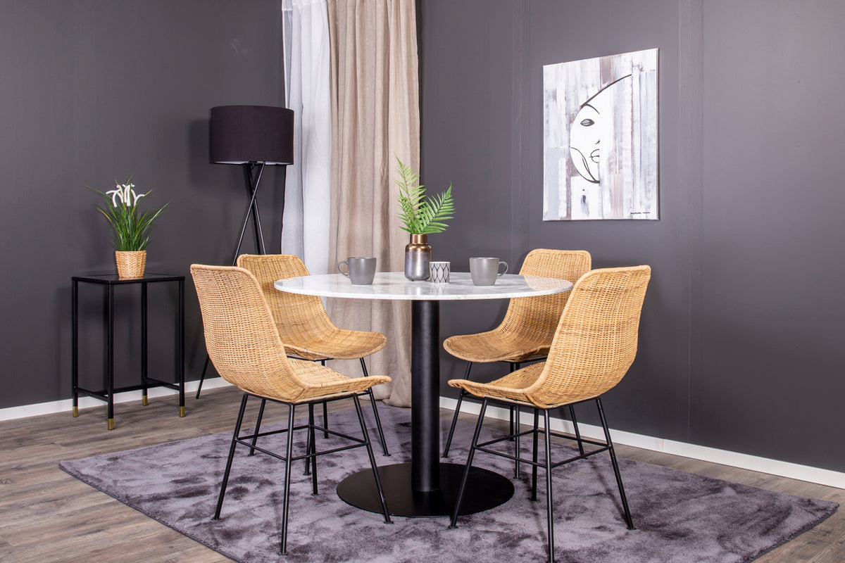 Dipp Nachttisch 40x40 Schwarz