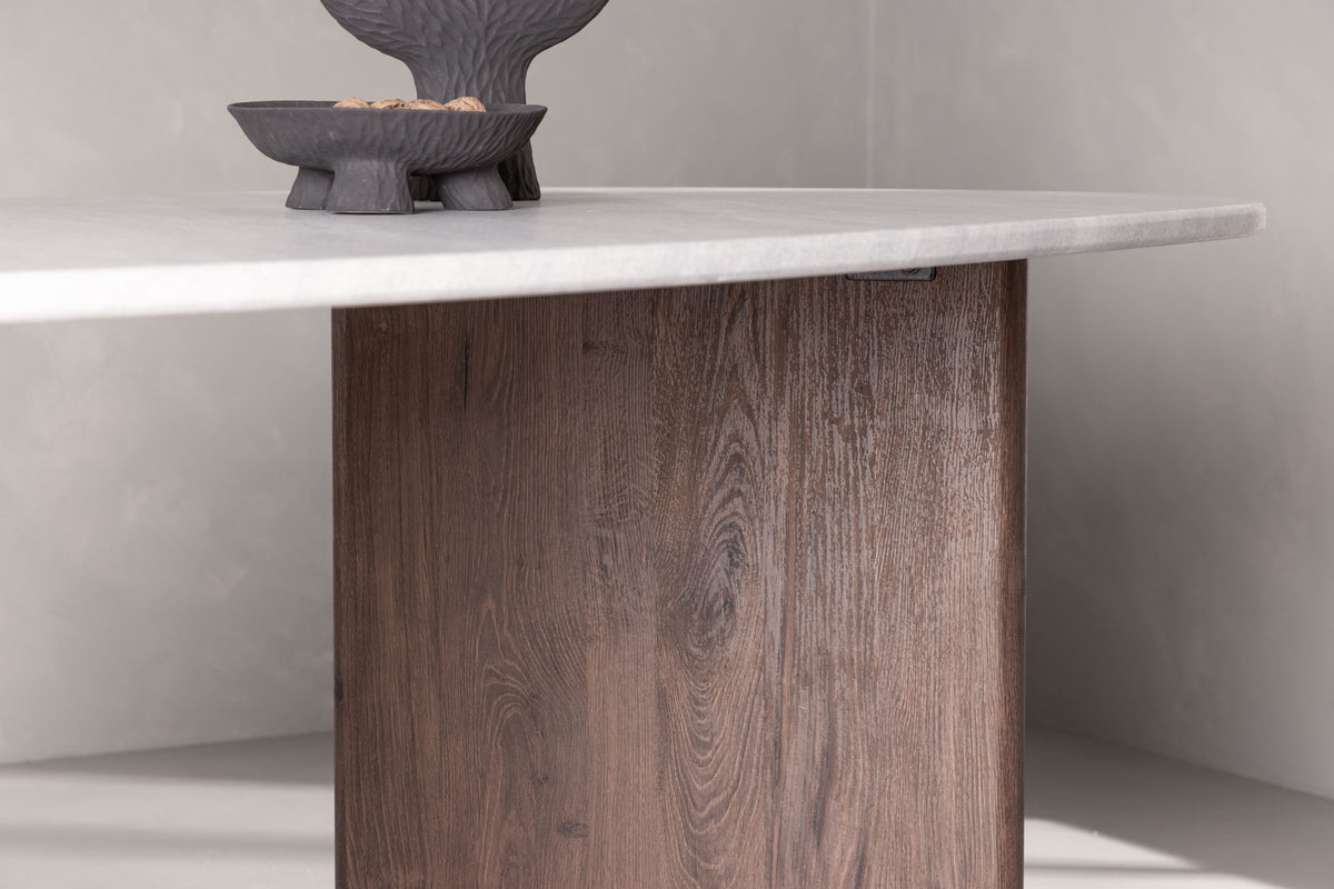 Grönvik Ovaler Esstisch 180 x 90 Hellgrau