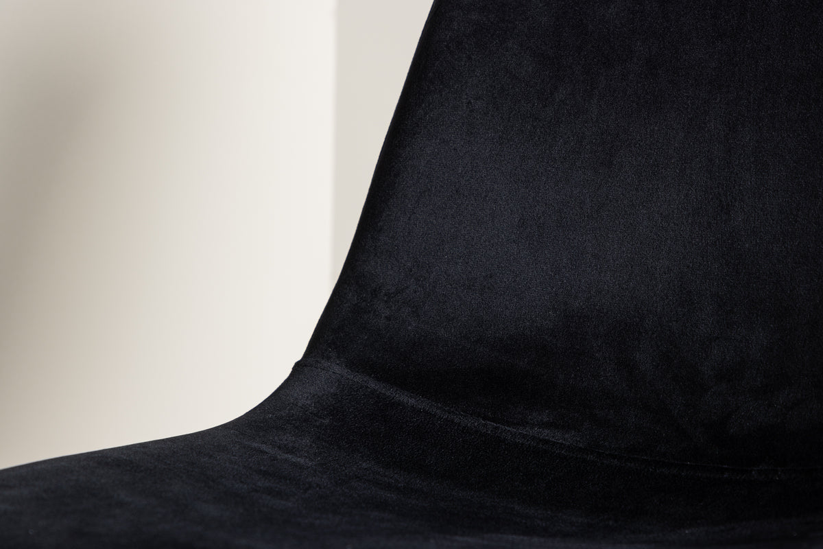 Polar Esszimmerstuhl 2er-Pack Schwarz