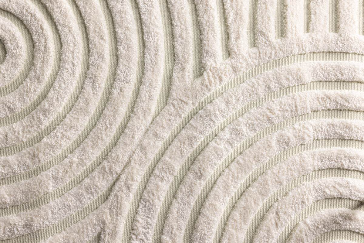 Nikita Rechteckiger Teppich 230 x 160 Weiß