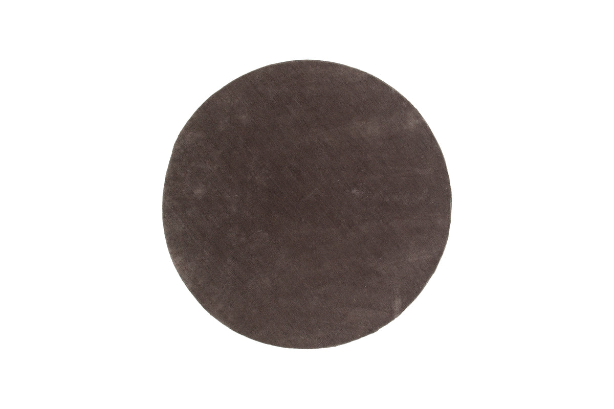 Undra Runder Teppich 200 cm Dunkelgrau