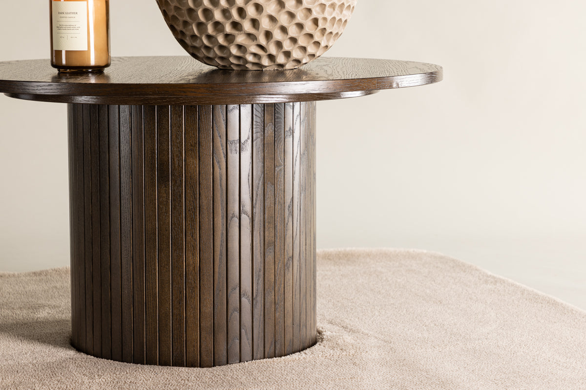 Bianca Couchtisch 80 cm Mocca