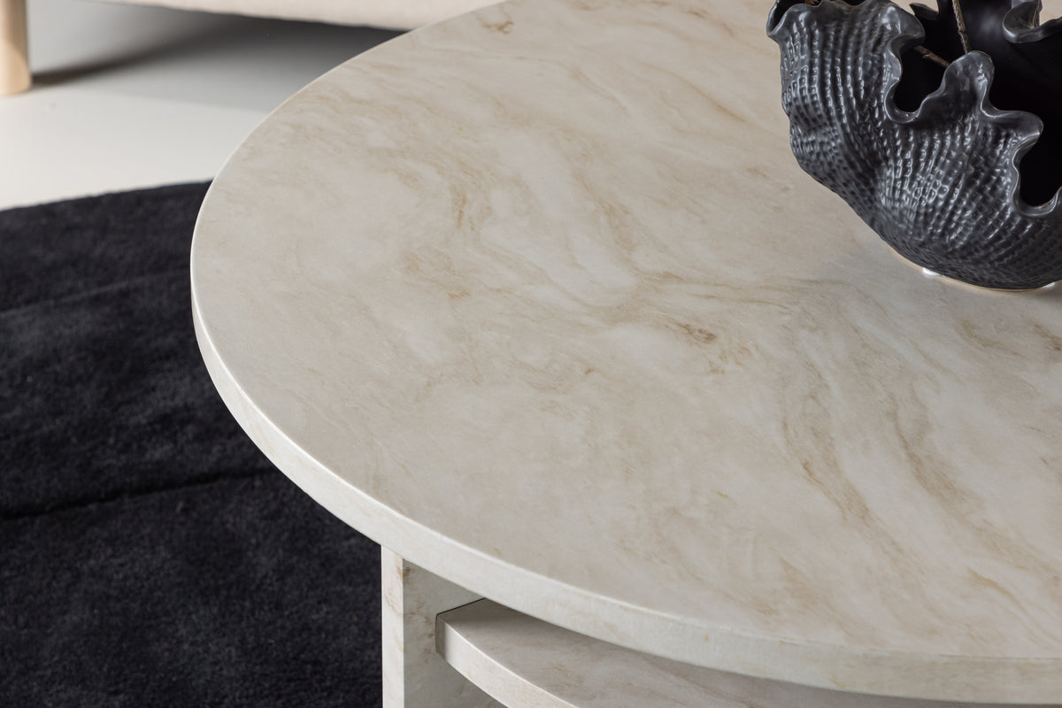 Ålesund Couchtisch 85 cm Beige