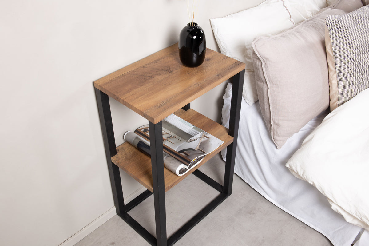 Rise Nachttisch 45 x 30 Schwarz