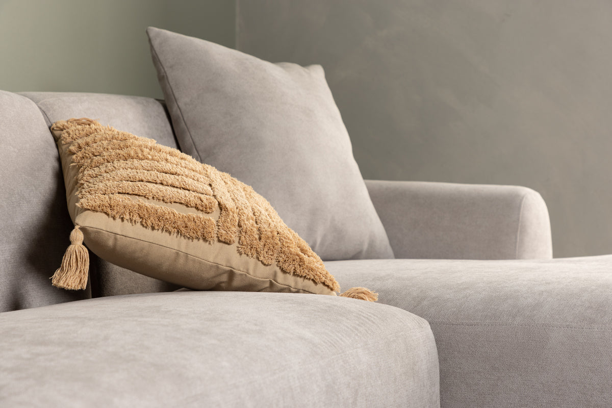 Viskan 3-Sitzer-Sofa Hellgrau