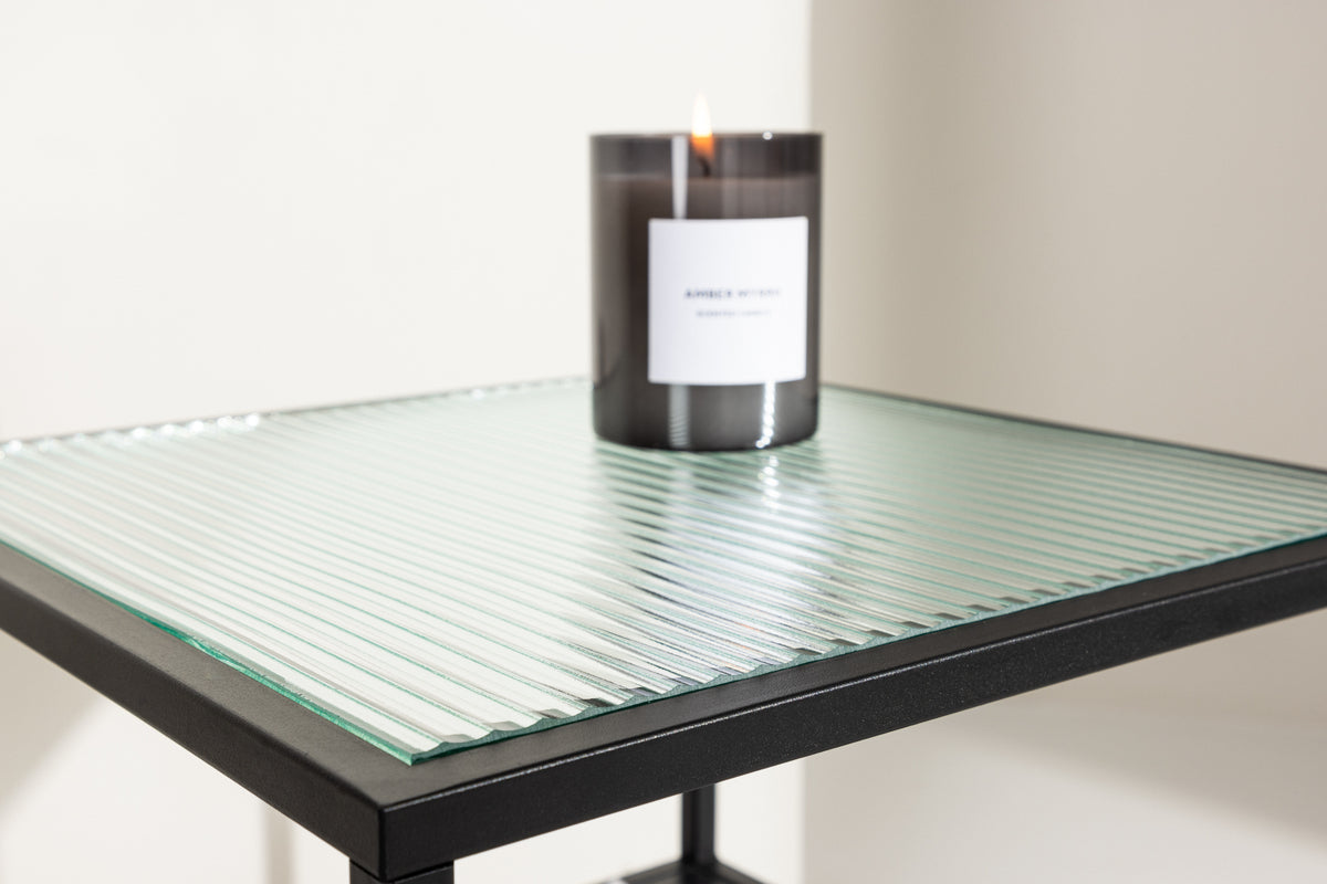 Sao Paulo Beistelltisch 40 x 40 Schwarz