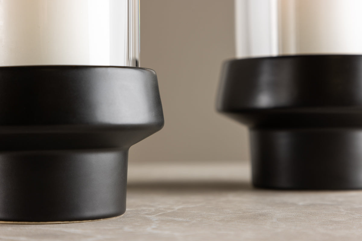 Davida Laterne 13 cm Schwarz