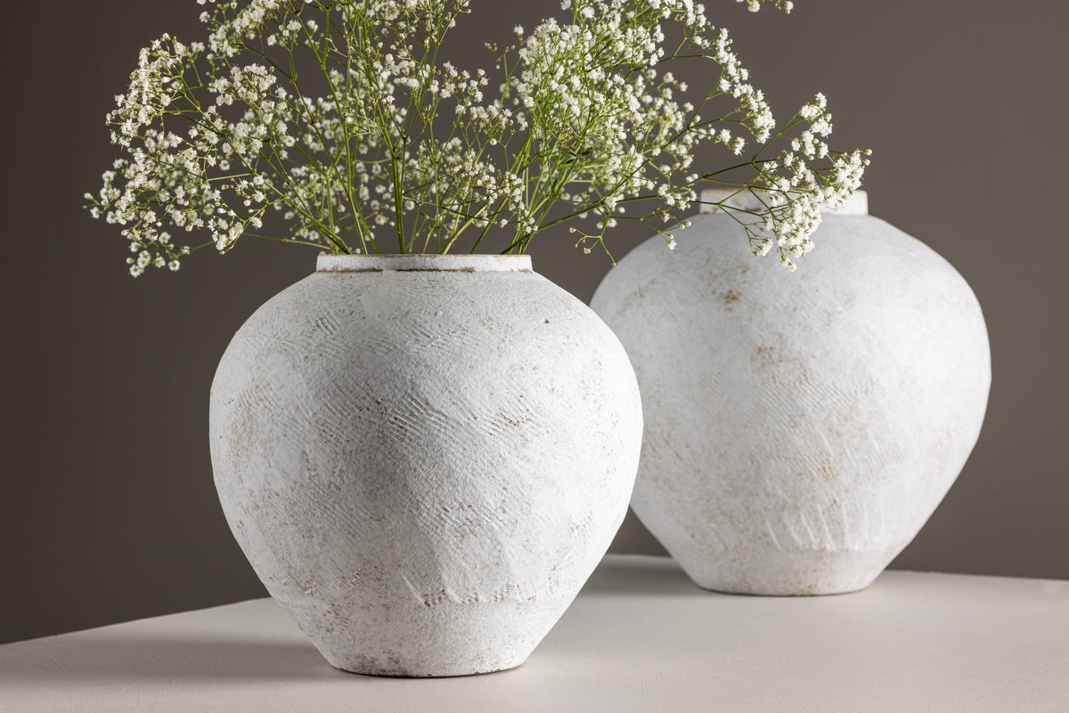 Globusvase 25 cm Beige