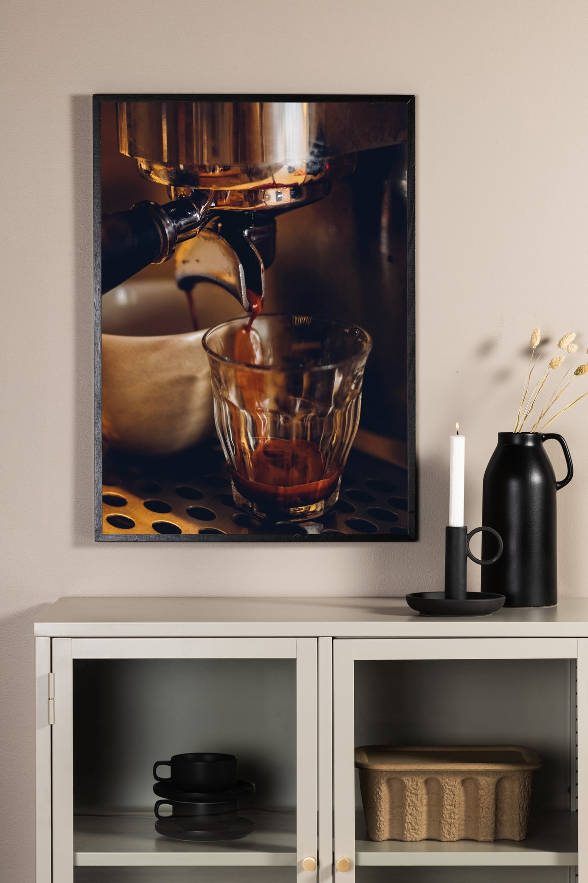 Barrista Poster Braun