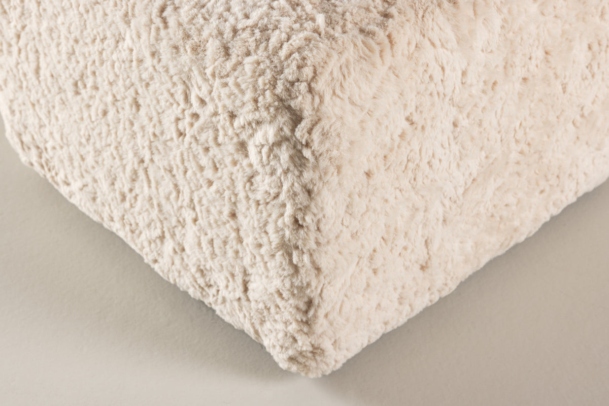 Frankie Pouf Hocker 50 x 35 x 50 Beige