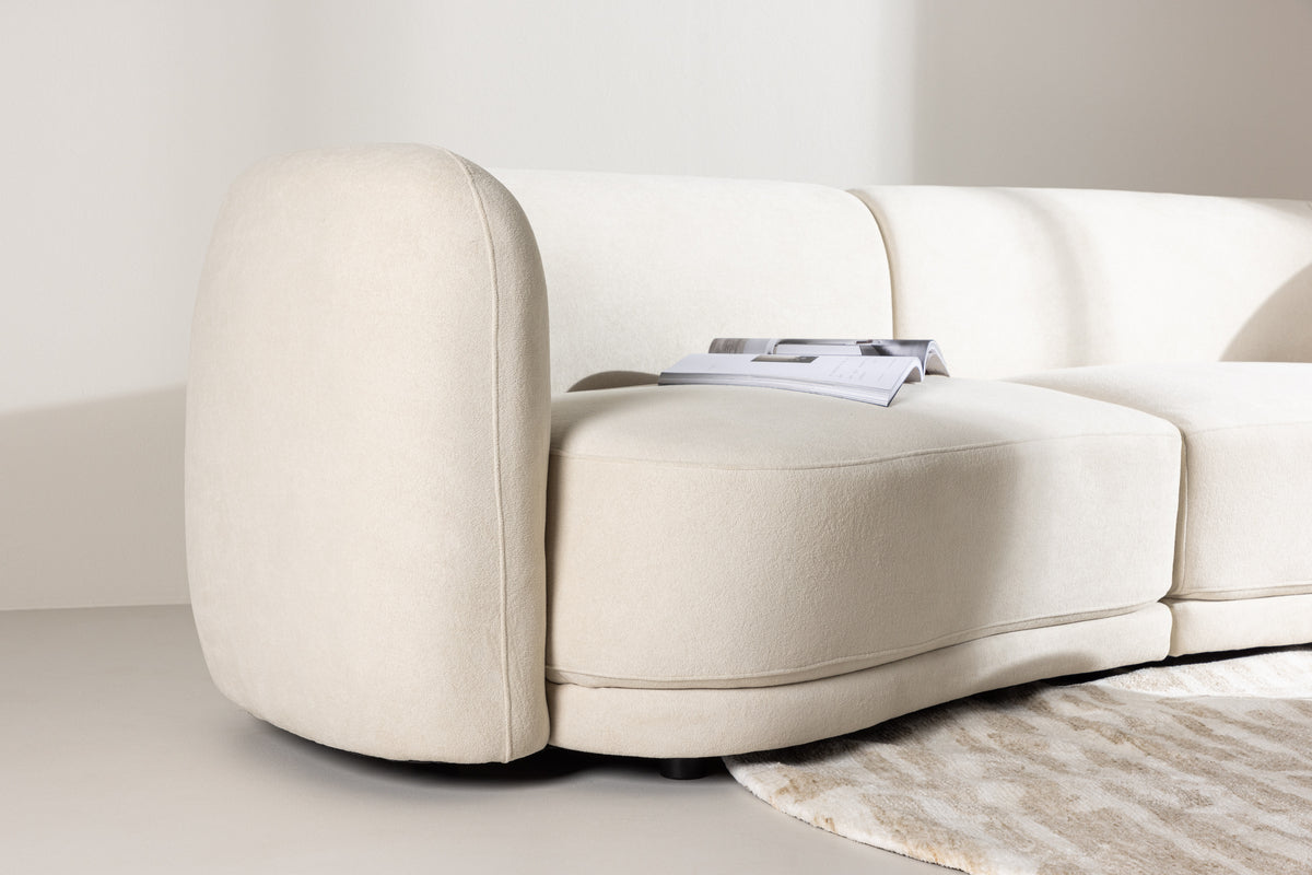 Cielo 3-Sitzer-Sofa Weiß