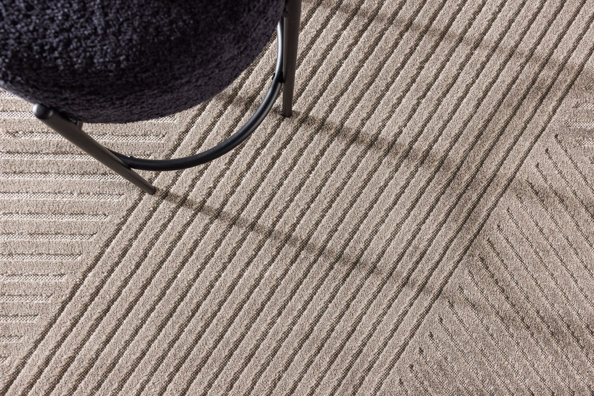 Aron Rechteckiger Teppich 230 x 160 Braun