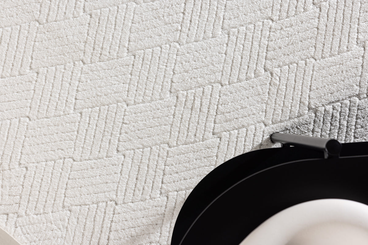 Teppich Todd, rechteckig, 230 x 160, Weiß