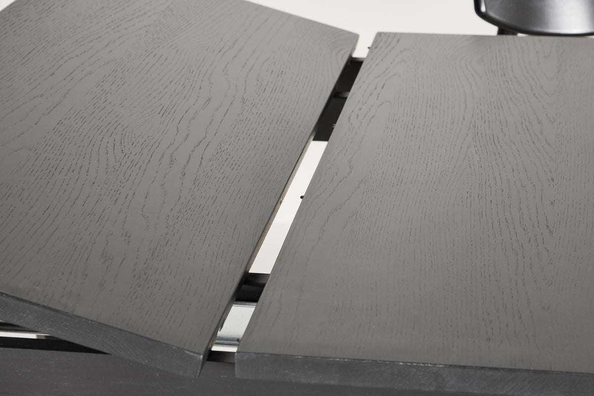 Slider Esstisch, rechteckig, 170 x 95, Schwarz