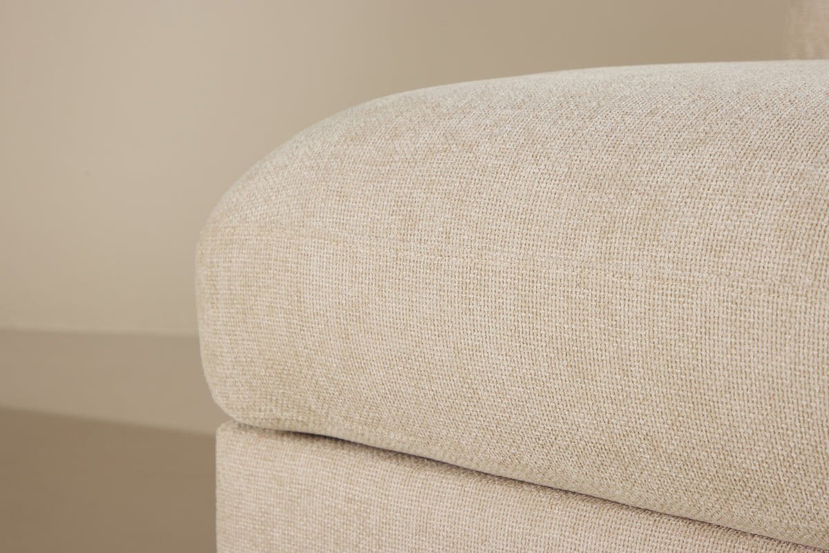 Ecksofa Salerno Beige Mittelteil Modulsofa