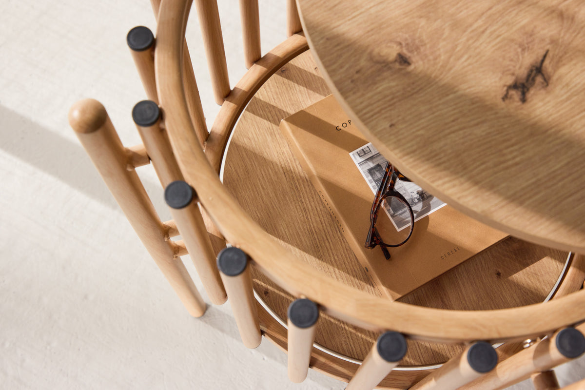 Rubbo Beistelltisch 45 cm Natur