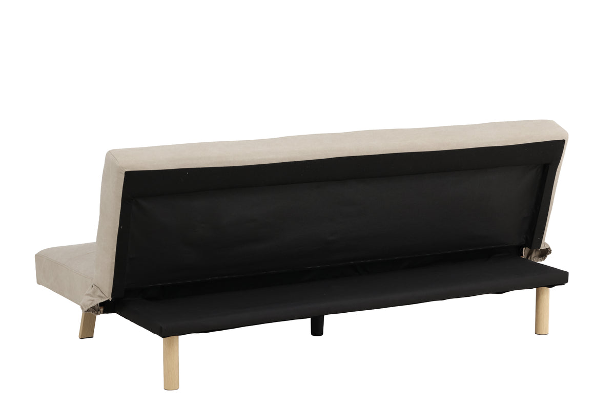 Bodil Schlafsofa Klappbett Beige Leinen
