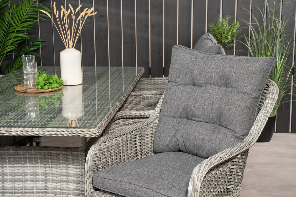 Vikelund Esszimmerstuhl 2er-Pack Grau