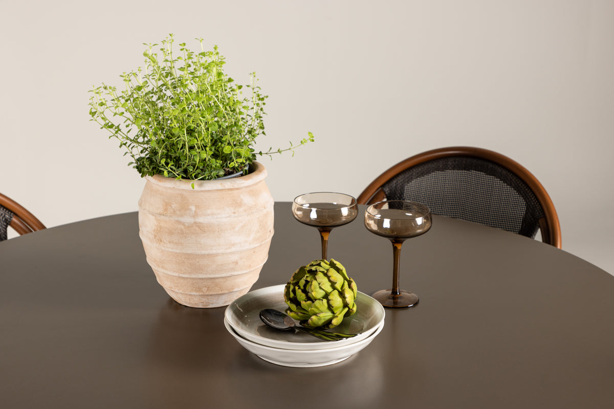 Santa Fe & Guarda Outdoor-Café-Set Braun Schwarz