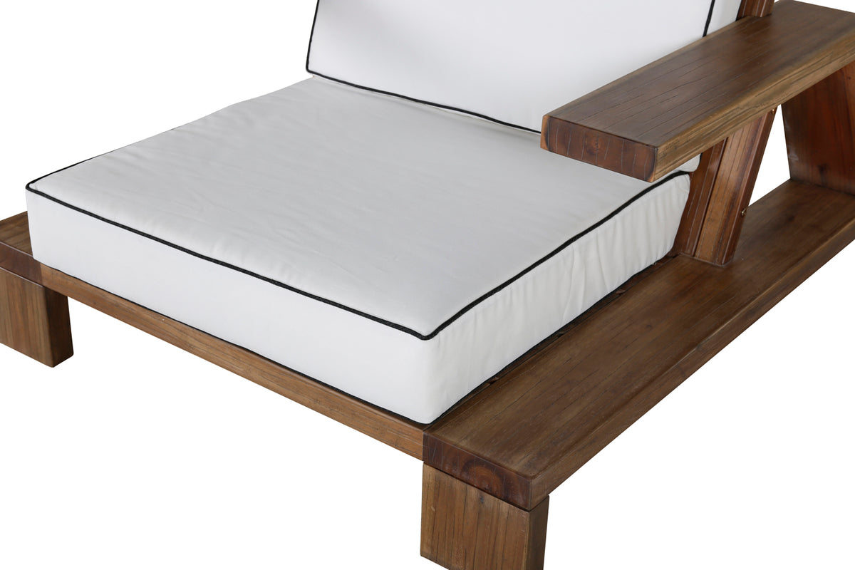 Daria Loungesessel Braun Outdoor