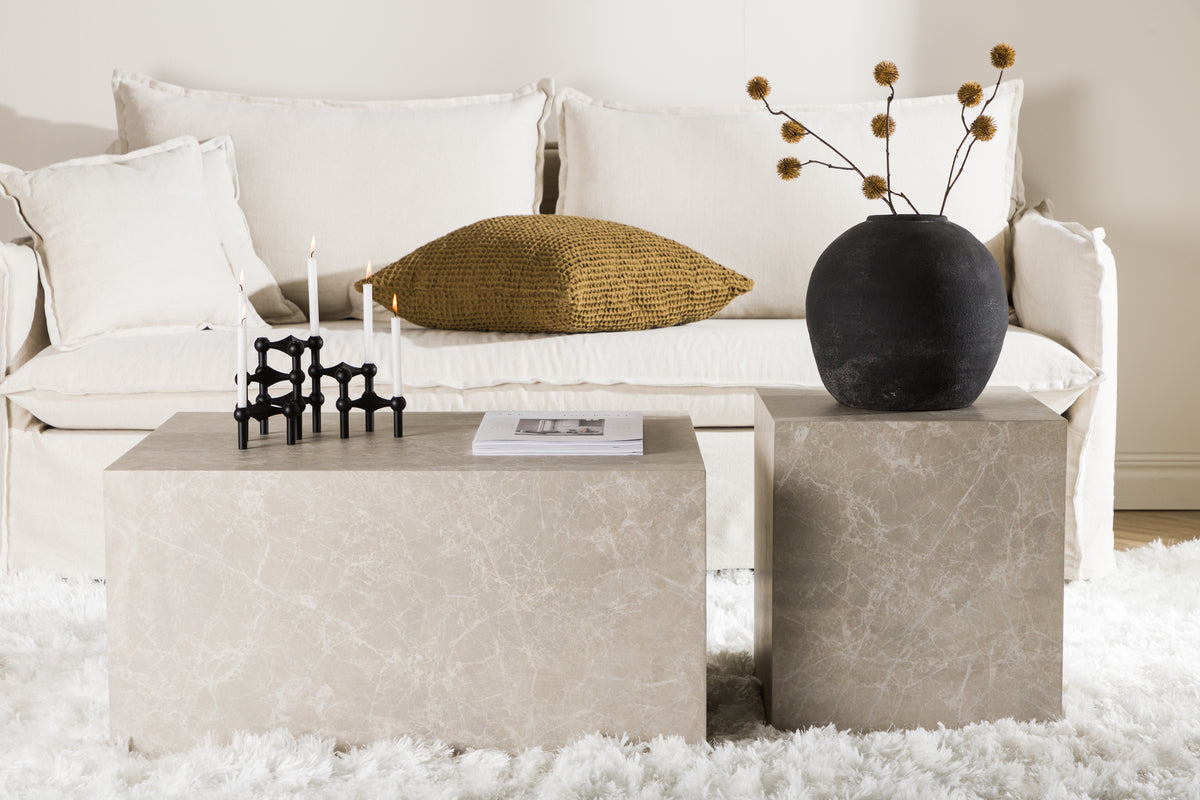 Couchtisch York 80 x 60 Beige