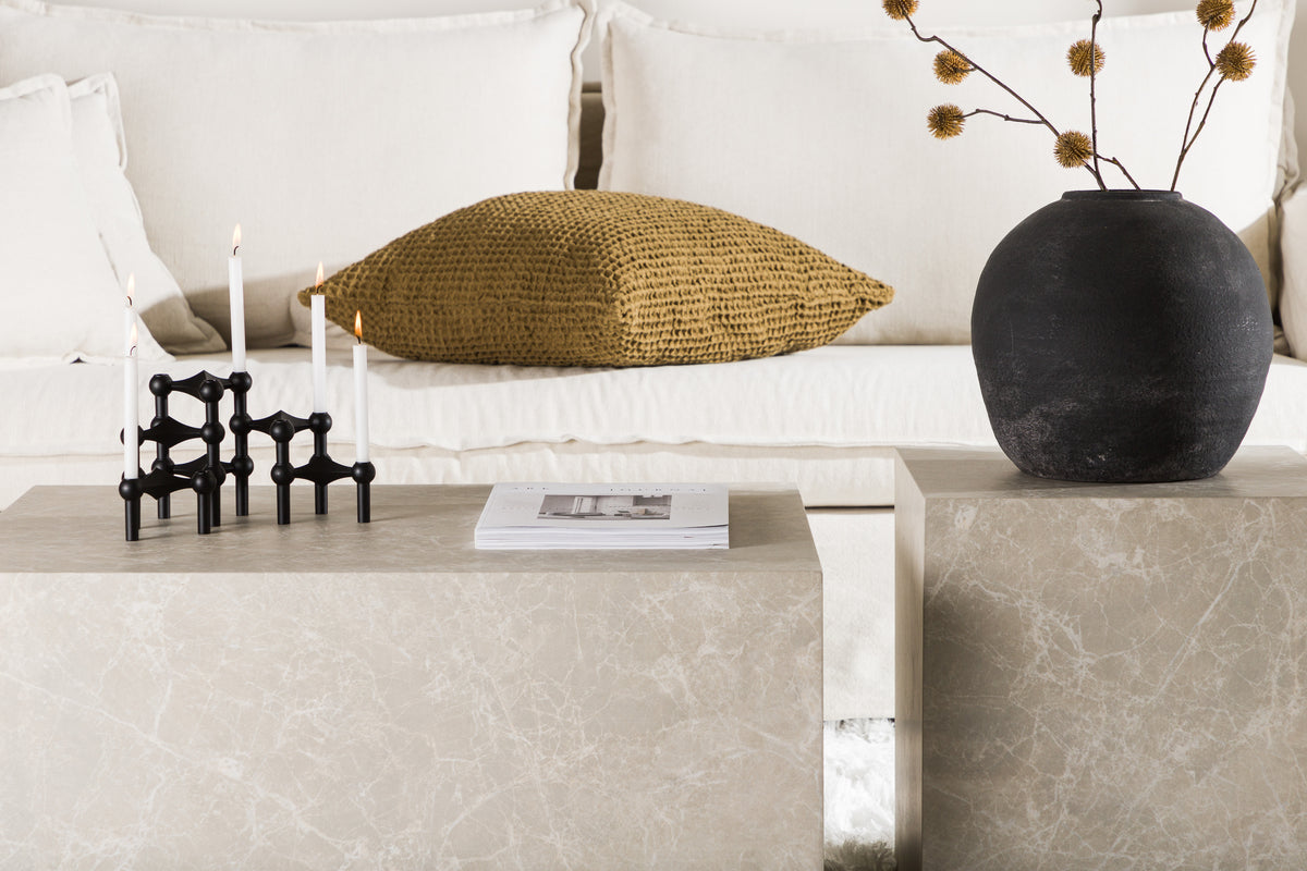 Couchtisch York 80 x 60 Beige