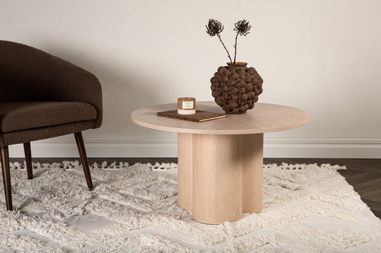 Olivia Couchtisch 80 cm Weiß