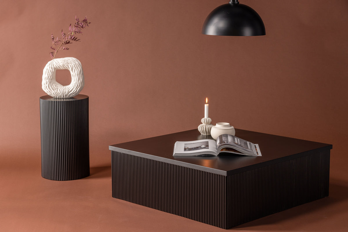 Lenox Couchtisch 90 x 90 Schwarz