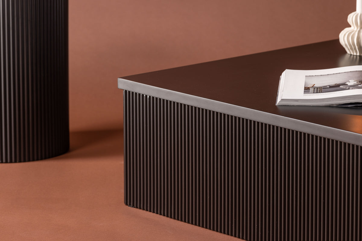 Lenox Couchtisch 90 x 90 Schwarz