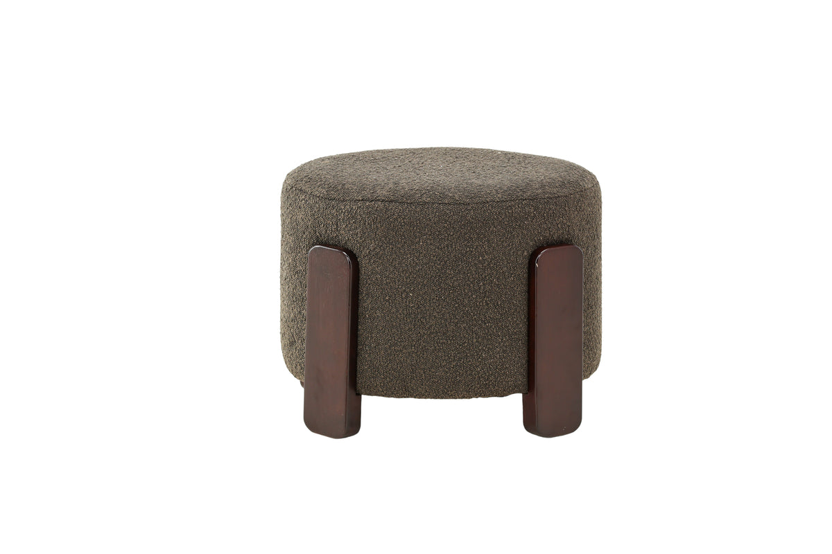 Coffey Pouf Hocker 50 x 50 Dunkelgrau