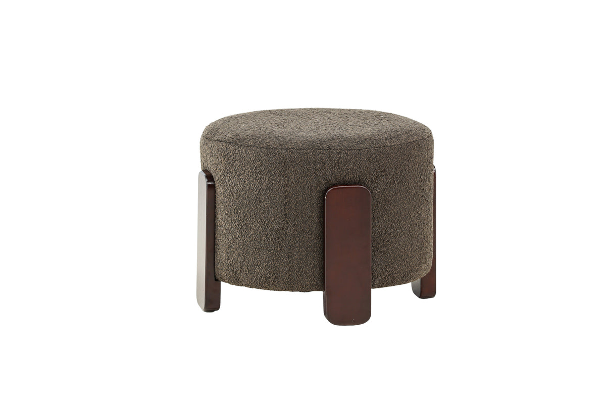 Coffey Pouf Hocker 50 x 50 Dunkelgrau