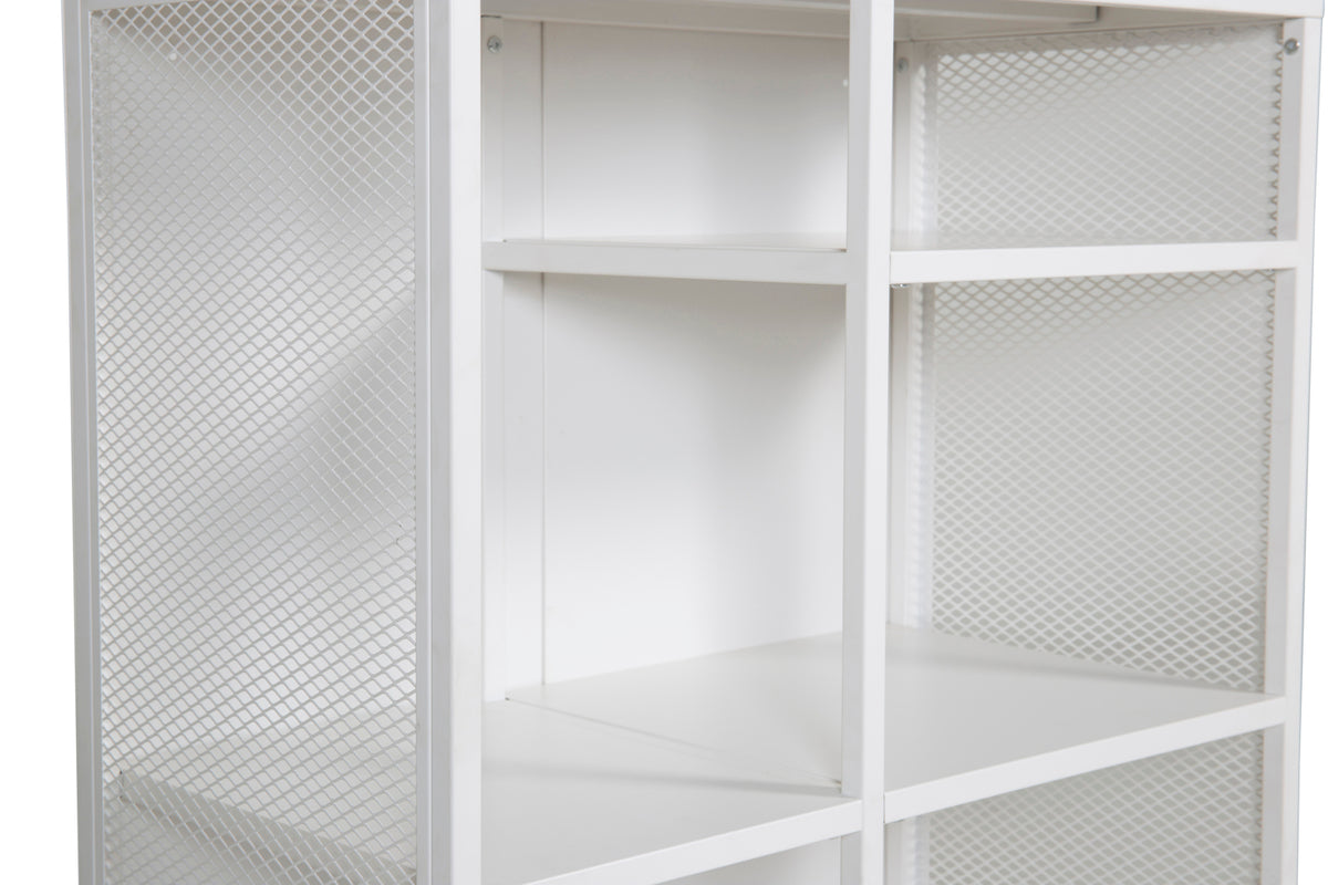 Misha Regal 40 x 110 x 80 Weiß