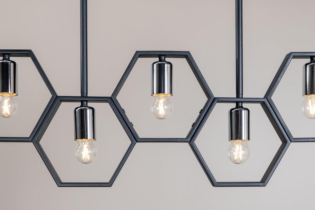 Queen B Pendelleuchte Schwarz