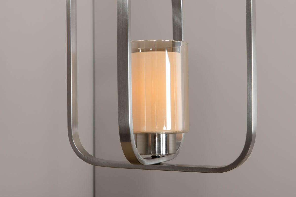 Aludra Pendelleuchte Silber