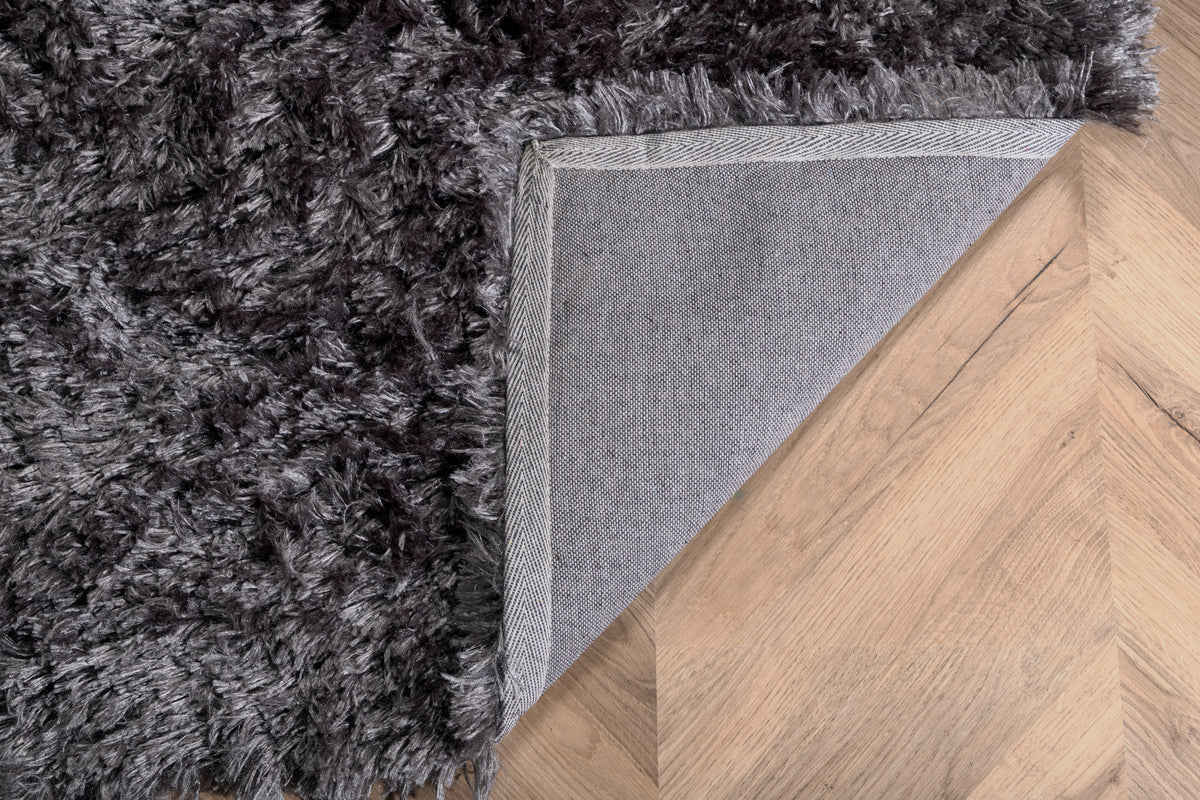 Natta Rechteckiger Teppich 230 x 160 Dunkelgrau