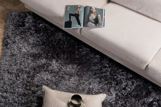 Natta Rechteckiger Teppich 290 x 200 Dunkelgrau