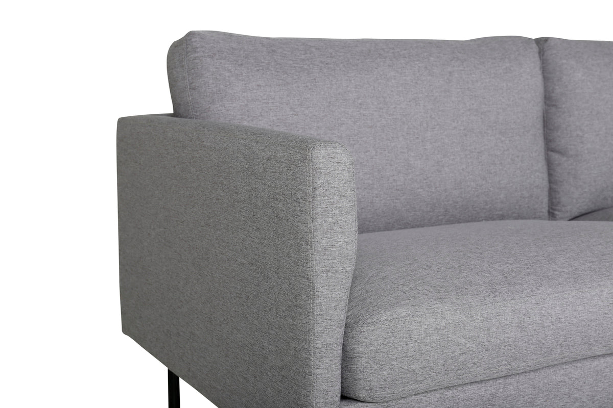 Zoom 2-Sitzer-Sofa Grau