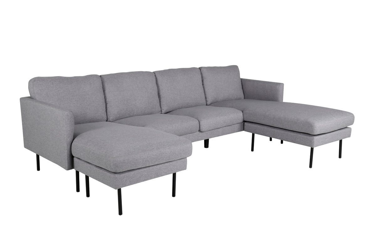 Zoom Chaise Sofa Grau