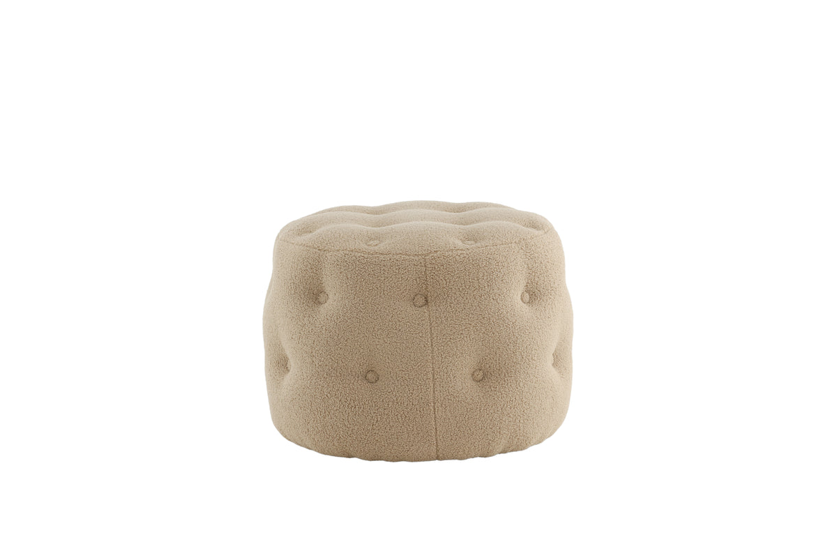 Benjamin Pouf Hocker 55 x 55 Beige