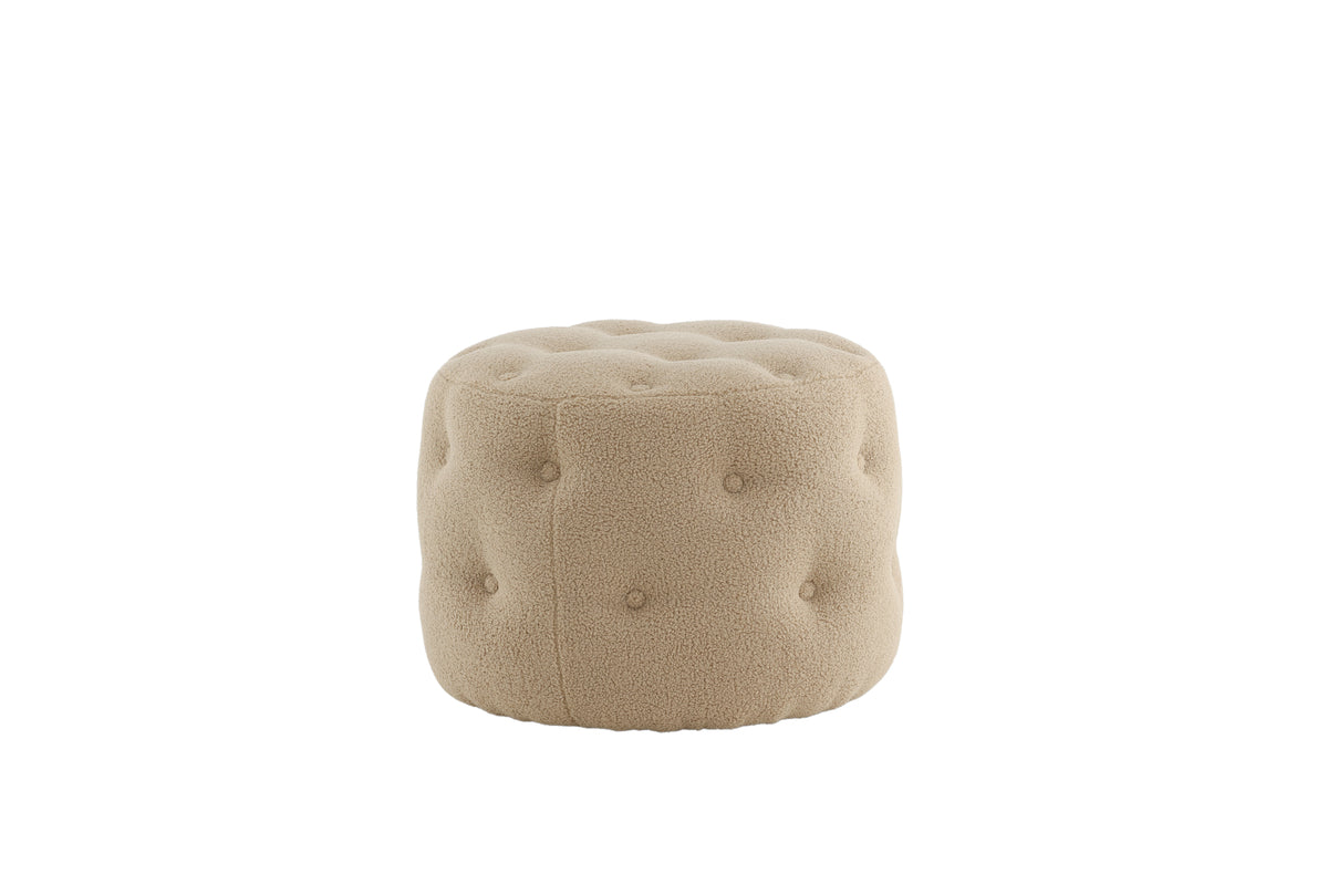 Benjamin Pouf Hocker 55 x 55 Beige