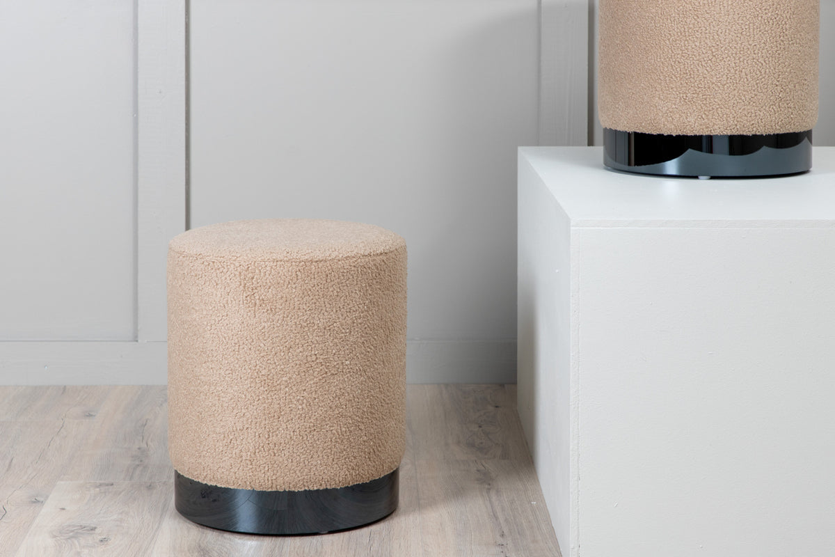 Benji Pouf Hocker 35 x 35 Beige