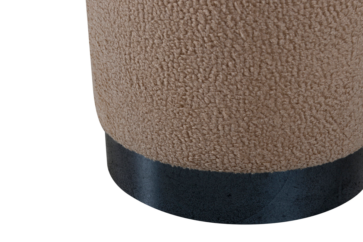 Benji Pouf Hocker 35 x 35 Beige