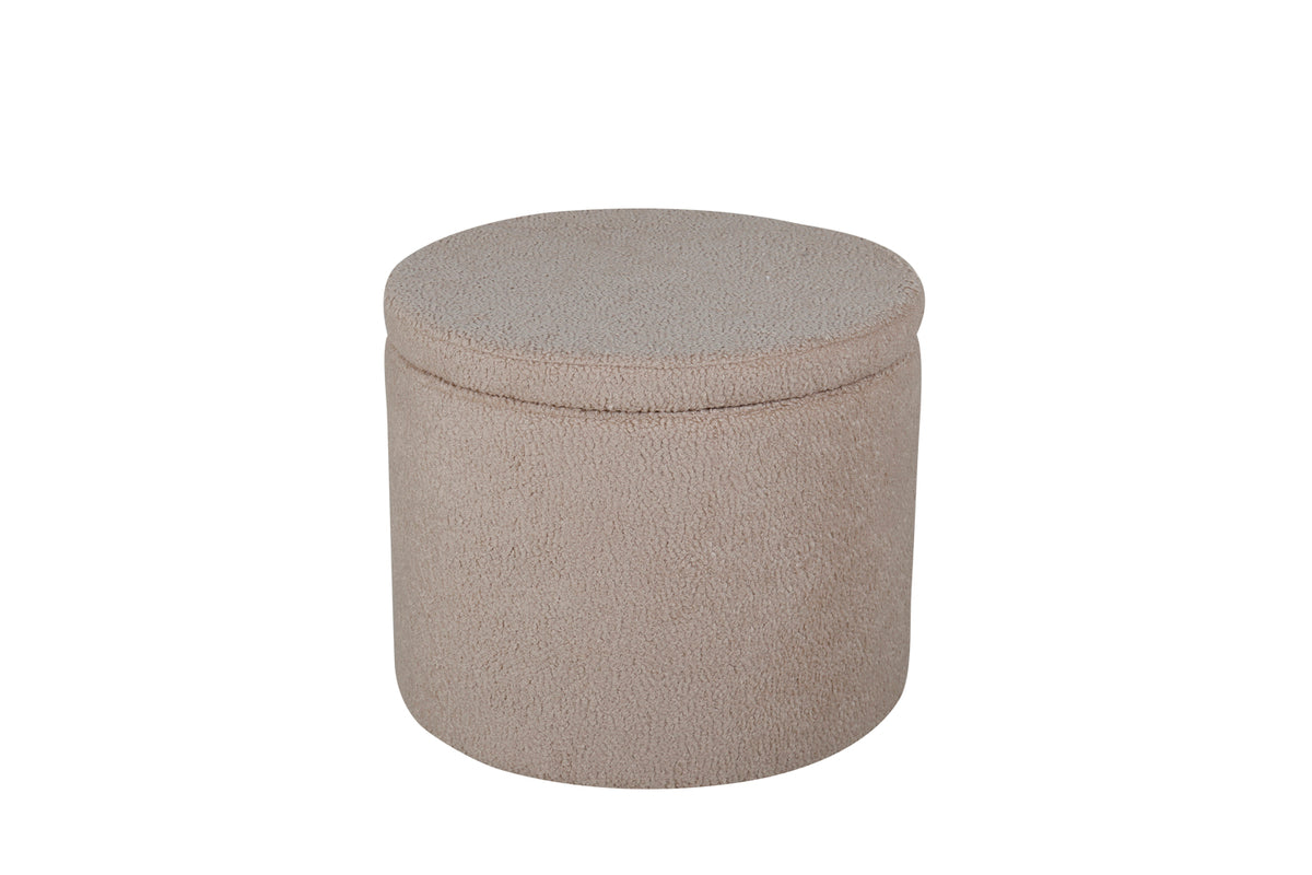 Dunken Pouf Hocker 51 x 51 Beige