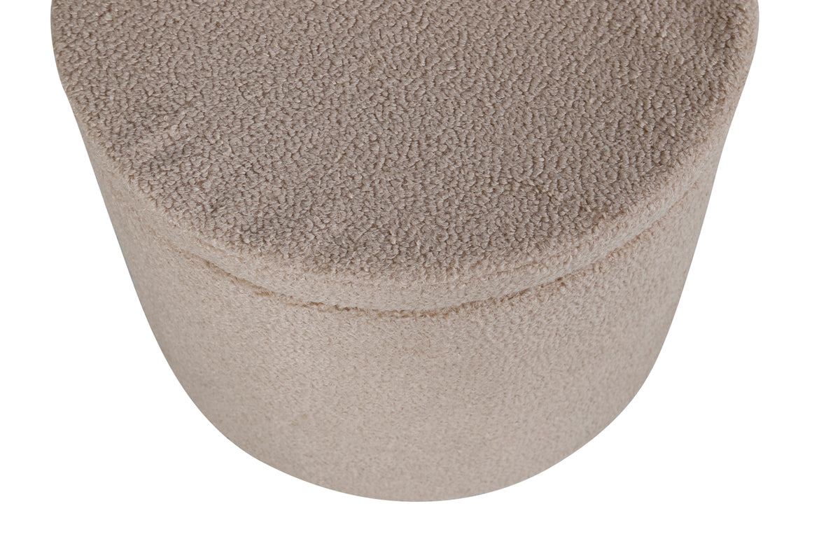 Dunken Pouf Hocker 51 x 51 Beige