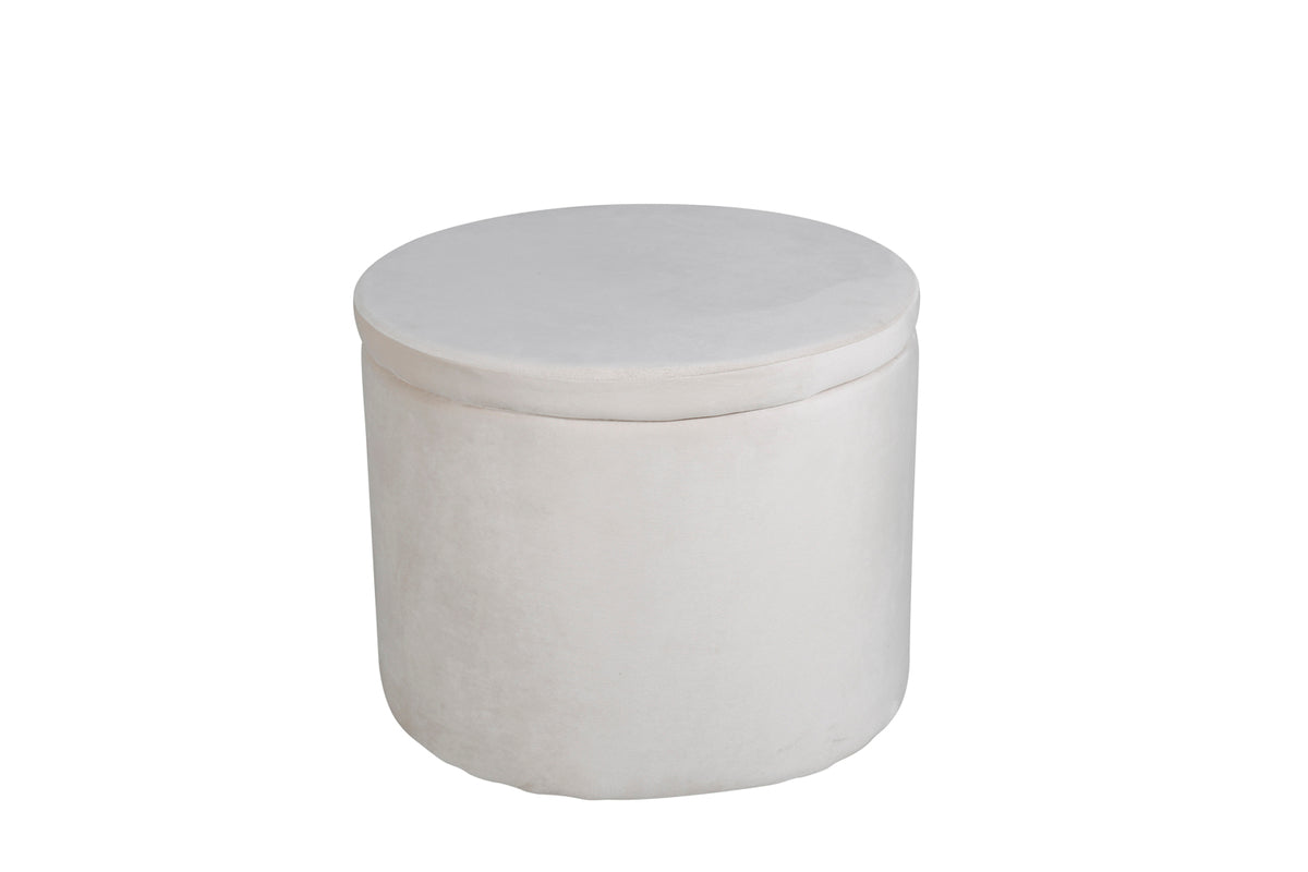 Dunken Pouf Hocker 51 x 51 Beige